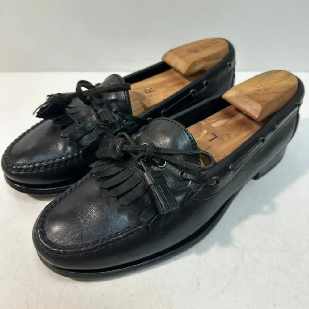 NEW HEELS Rancourt & Co x Polo Ralph Lauren Tassel Moccasin Loafer Maine USA 9 D